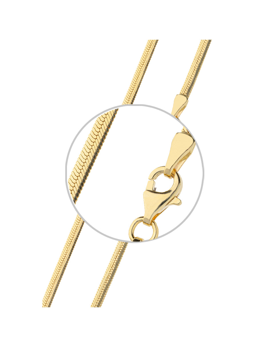 Cadena de Oro Amarillo 14K Tipo Víbora – 2.4 mm - Fonelli
