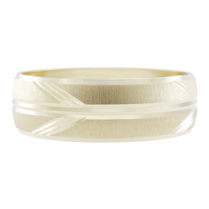 Argolla De Matrimonio Oro Amarillo 10k 6mm