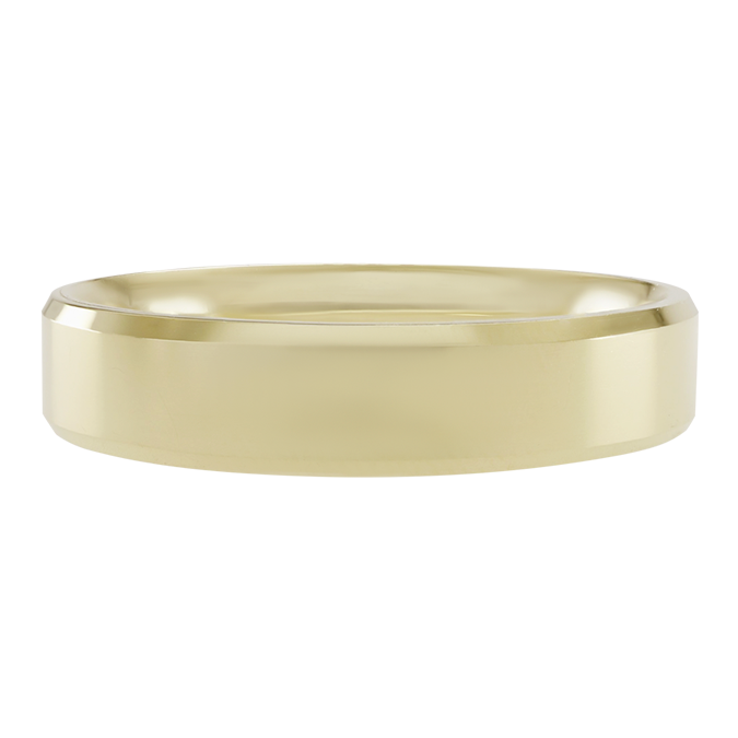 Argolla De Matrimonio Oro Amarillo 14K 5mm