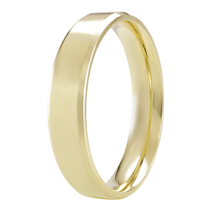 Argolla De Matrimonio Oro Amarillo 14K 5mm
