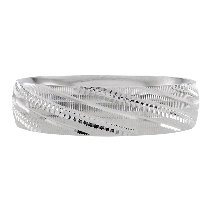 Argolla De Matrimonio Oro Blanco 14k 5mm 
